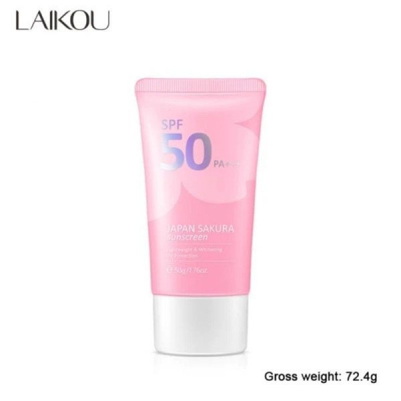 Laikou Japan Sakura Face Sunscreen, SPF50++ 50 gm